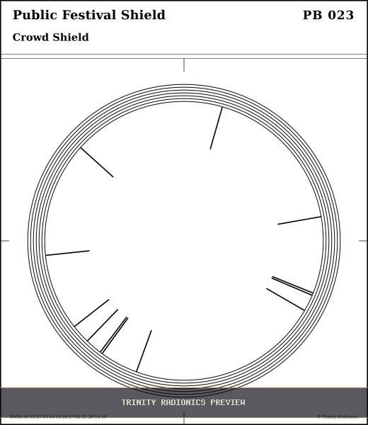 Field Lock Radial radionics card preview