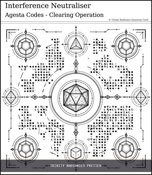 Interference Neutraliser Quantum radionics card preview - Clearing & Return Operations - Quantum