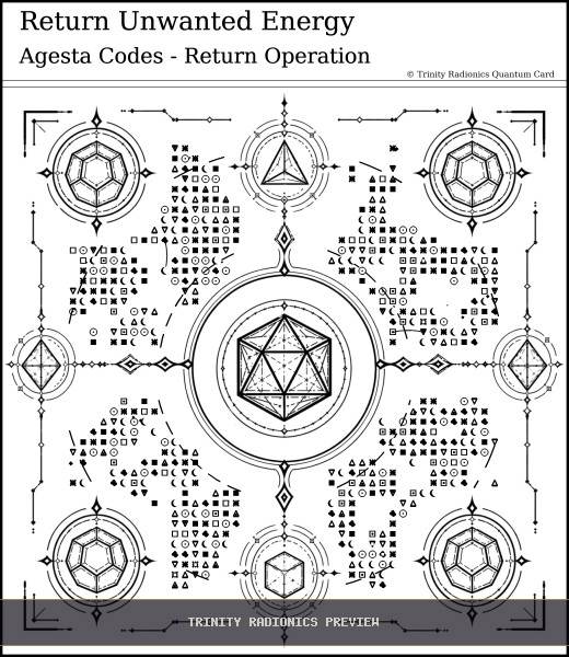 Return Unwanted Energy Quantum radionics card preview - Clearing & Return Operations - Quantum