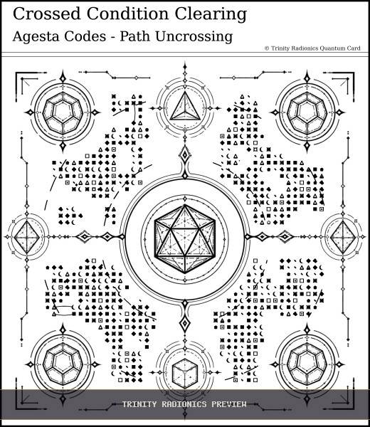 Crossed Condition Clearing Quantum radionics card preview - Clearing & Return Operations - Quantum
