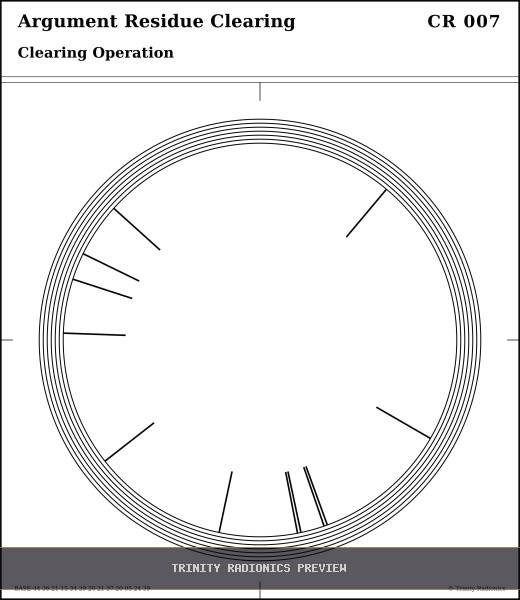 Argument Residue Clearing Radial radionics card preview