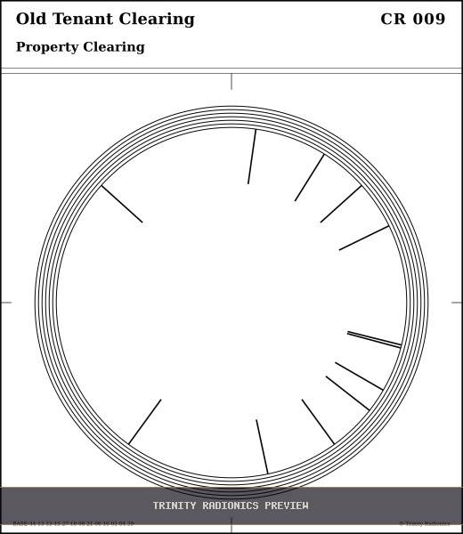 Old Tenant Clearing Radial radionics card preview