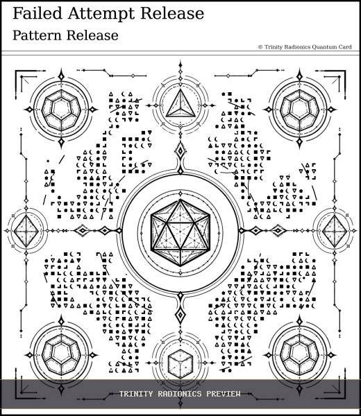 Failed Attempt Release Quantum radionics card preview - Clearing & Return Operations - Quantum