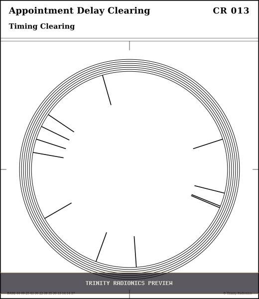 Appointment Delay Clearing Radial radionics card preview