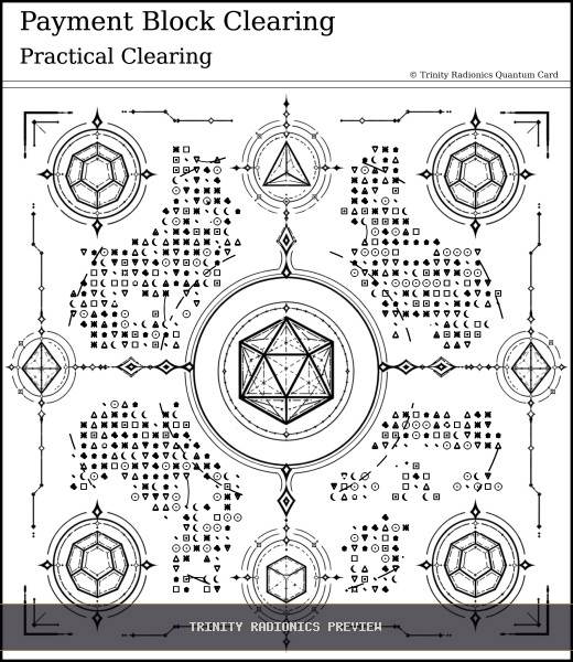 Payment Block Clearing Quantum radionics card preview - Clearing & Return Operations - Quantum