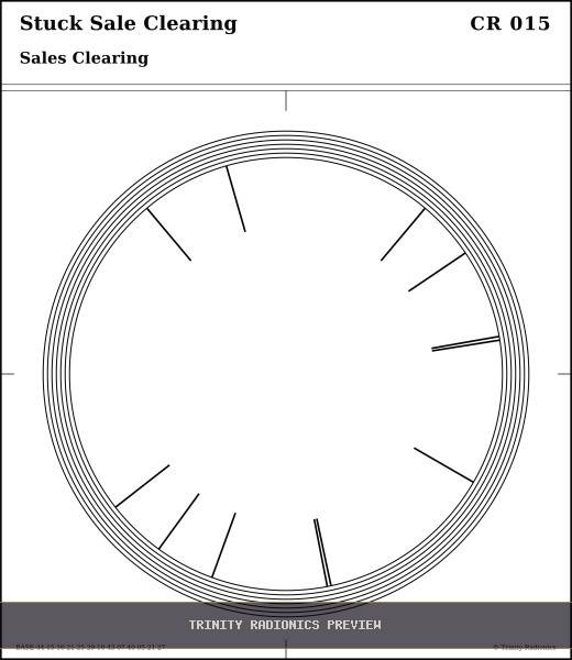 Stuck Sale Clearing Radial radionics card preview