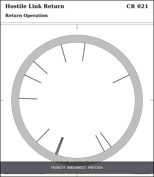 Hostile Link Return Radial radionics card preview