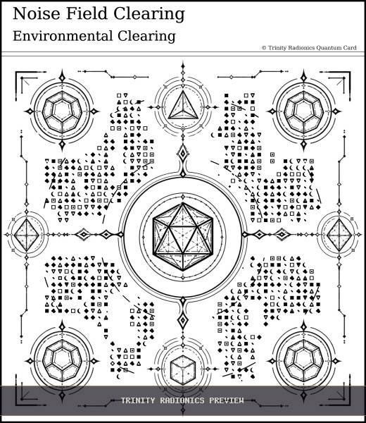 Noise Field Clearing Quantum radionics card preview - Clearing & Return Operations - Quantum