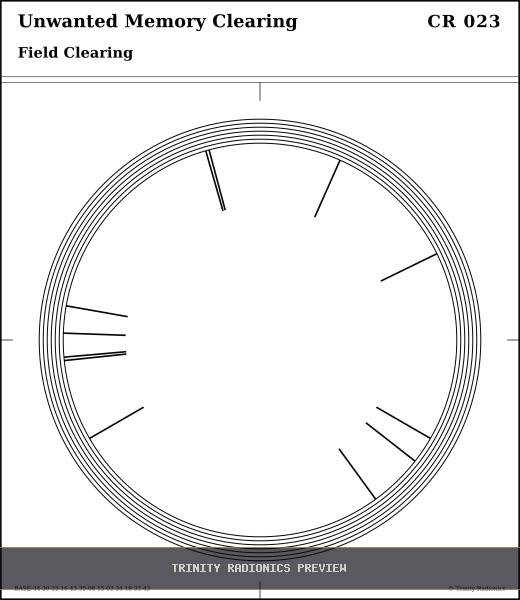 Unwanted Memory Clearing Radial radionics card preview