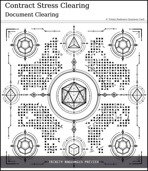 Contract Stress Clearing Quantum radionics card preview - Clearing & Return Operations - Quantum