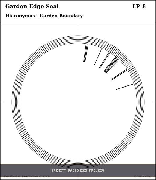 Garden Edge Seal Radial radionics card preview