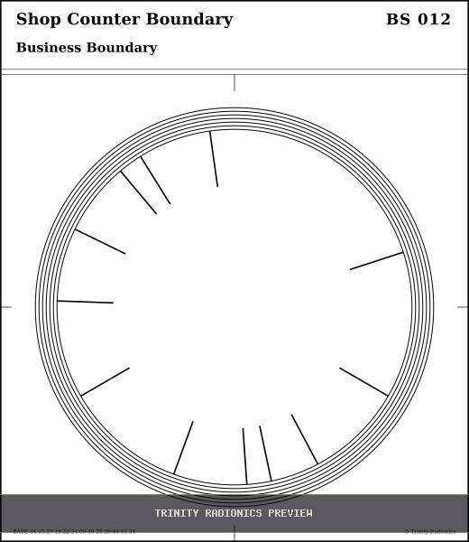 Shop Counter Boundary Radial radionics card preview
