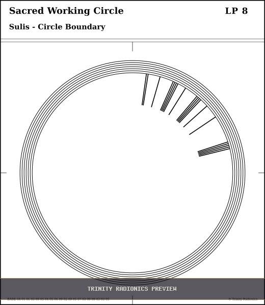 Sacred Working Circle Radial radionics card preview