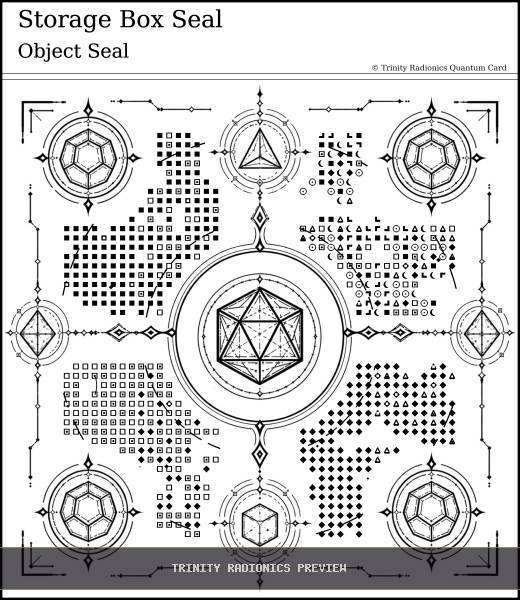 Storage Box Seal - Boundaries, Seals & Perimeters - Quantum thumbnail