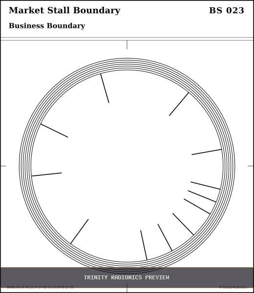 Market Stall Boundary Radial radionics card preview