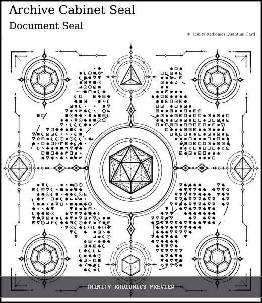 Archive Cabinet Seal - Boundaries, Seals & Perimeters - Quantum thumbnail