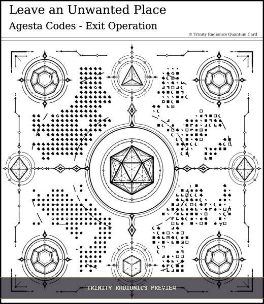 Leave an Unwanted Place Quantum radionics card preview - Roads, Doors & Timing - Quantum