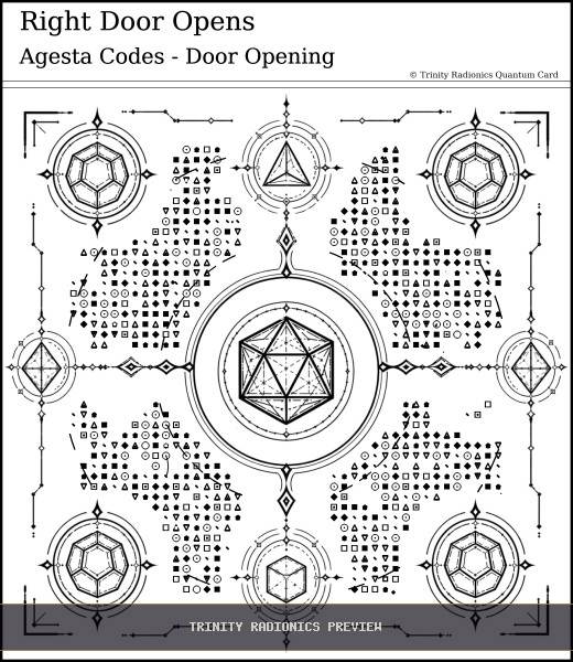 Right Door Opens Quantum radionics card preview - Roads, Doors & Timing - Quantum