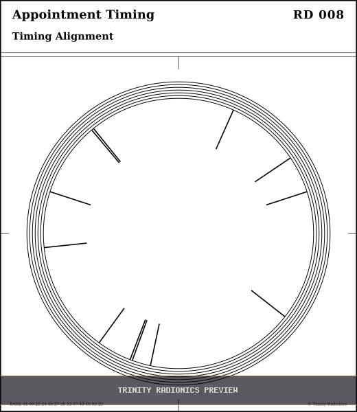 Appointment Timing Radial radionics card preview