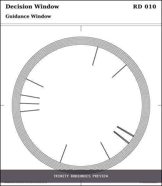 Decision Window Radial radionics card preview