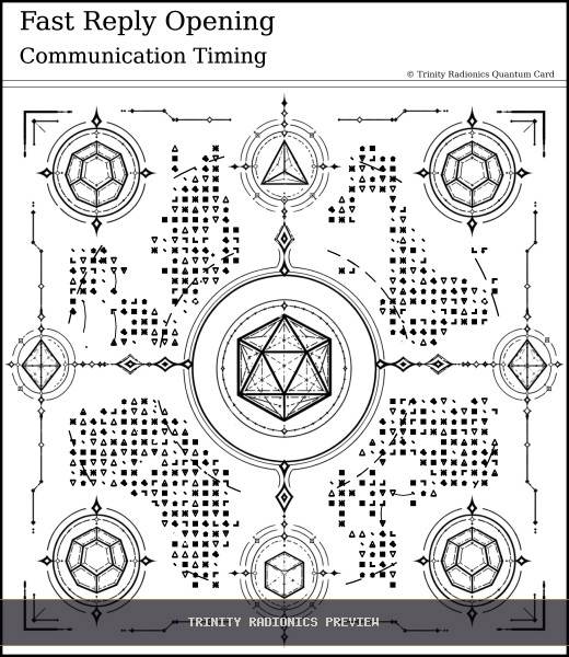 Fast Reply Opening Quantum radionics card preview - Roads, Doors & Timing - Quantum