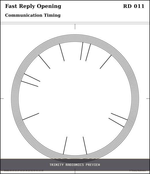 Fast Reply Opening Radial radionics card preview