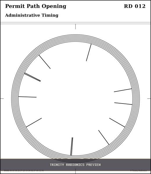 Permit Path Opening Radial radionics card preview