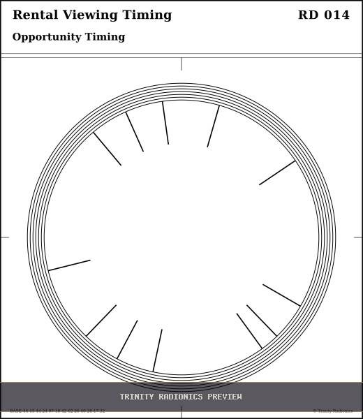 Rental Viewing Timing Radial radionics card preview