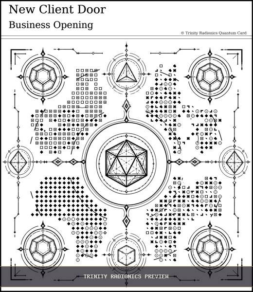 New Client Door Quantum radionics card preview - Roads, Doors & Timing - Quantum