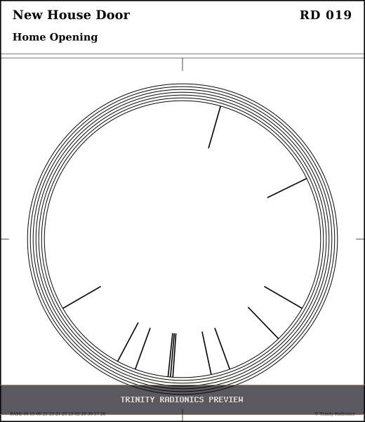 New House Door Radial radionics card preview