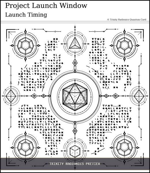 Project Launch Window Quantum radionics card preview - Roads, Doors & Timing - Quantum