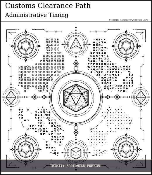 Customs Clearance Path Quantum radionics card preview - Roads, Doors & Timing - Quantum