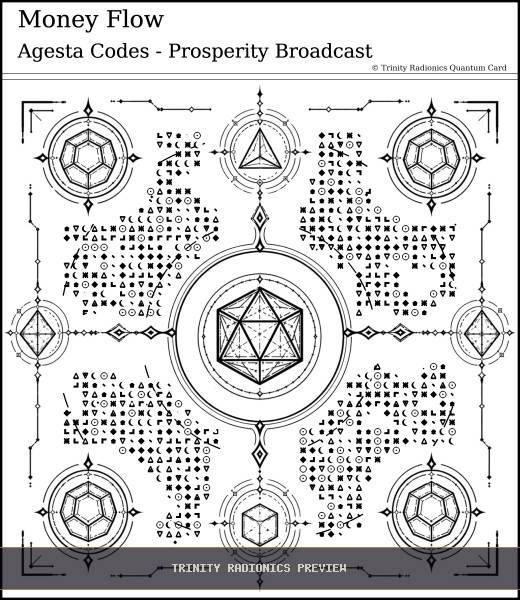 Money Flow Quantum radionics card preview - Work, Money & Prosperity - Quantum