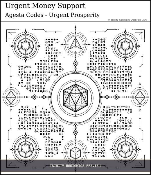 Urgent Money Support Quantum radionics card preview - Work, Money & Prosperity - Quantum