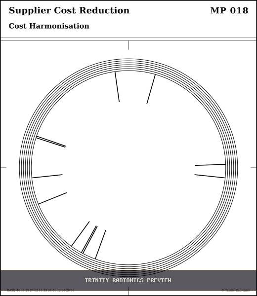 Supplier Cost Reduction Radial radionics card preview