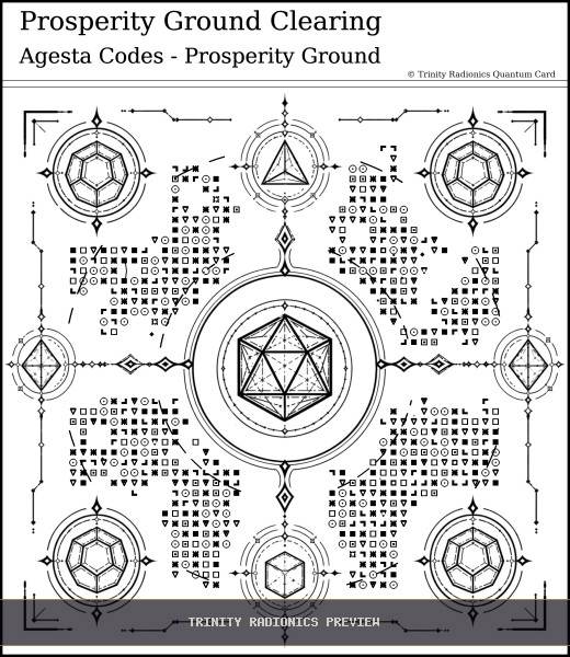 Prosperity Ground Clearing Quantum radionics card preview - Work, Money & Prosperity - Quantum