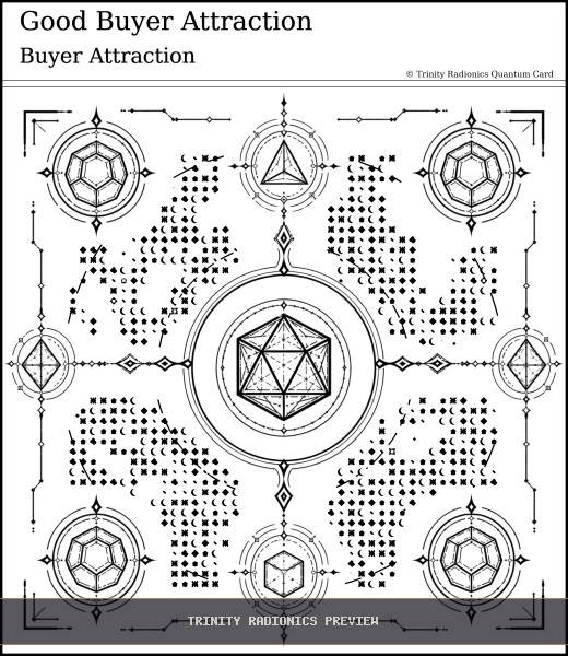 Good Buyer Attraction Quantum radionics card preview - Work, Money & Prosperity - Quantum