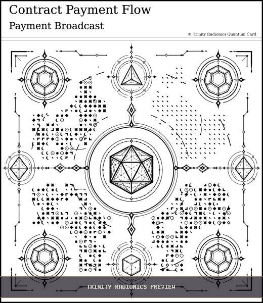 Contract Payment Flow Quantum radionics card preview - Work, Money & Prosperity - Quantum