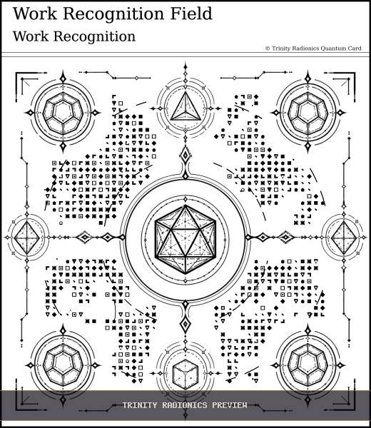 Work Recognition Field Quantum radionics card preview - Work, Money & Prosperity - Quantum