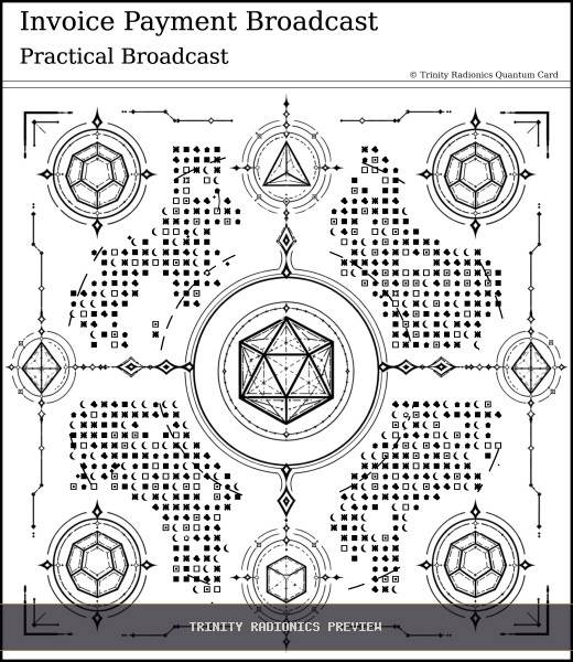 Invoice Payment Broadcast Quantum radionics card preview - Business, Clients & Sales - Quantum