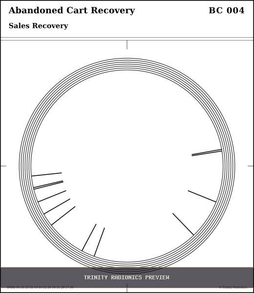 Abandoned Cart Recovery Radial radionics card preview