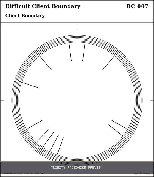 Difficult Client Boundary Radial radionics card preview