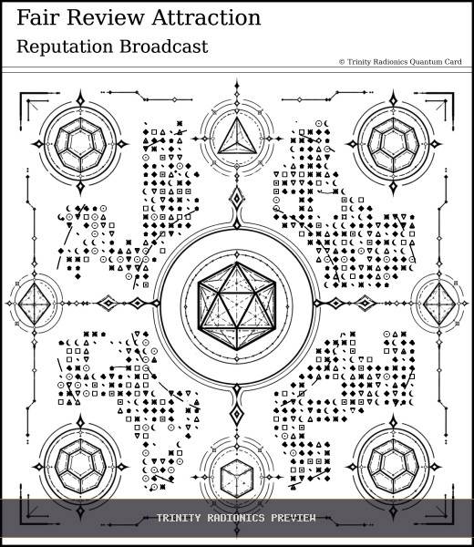 Fair Review Attraction Quantum radionics card preview - Business, Clients & Sales - Quantum