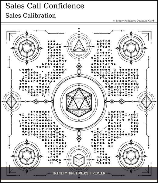 Sales Call Confidence Quantum radionics card preview - Business, Clients & Sales - Quantum
