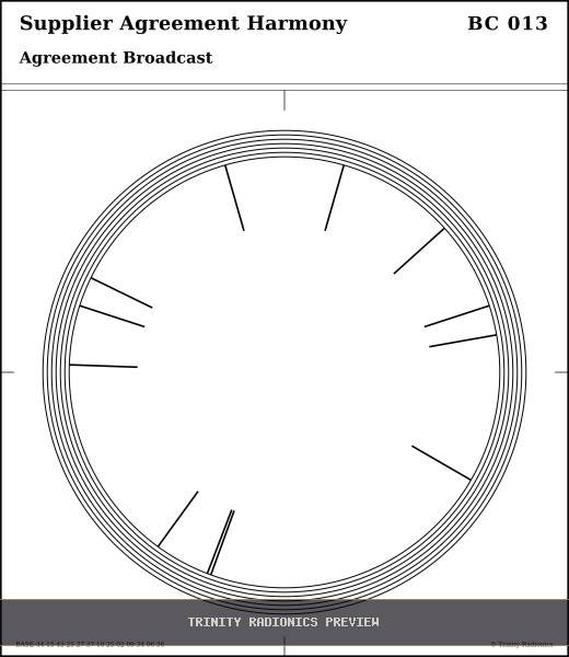 Supplier Agreement Harmony Radial radionics card preview