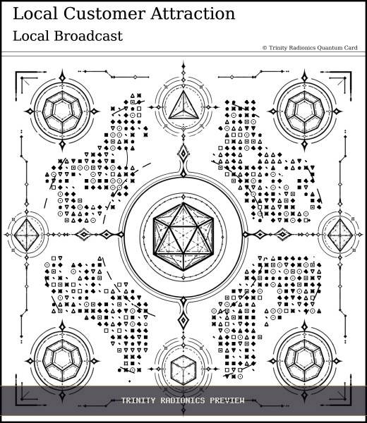 Local Customer Attraction Quantum radionics card preview - Business, Clients & Sales - Quantum
