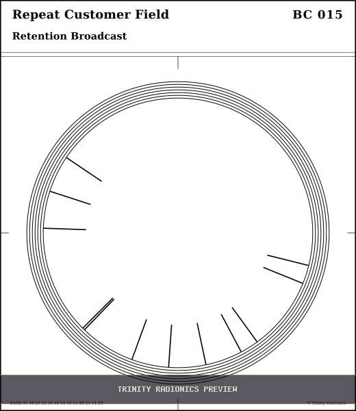 Repeat Customer Field Radial radionics card preview
