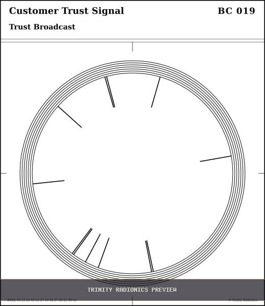 Customer Trust Signal Radial radionics card preview