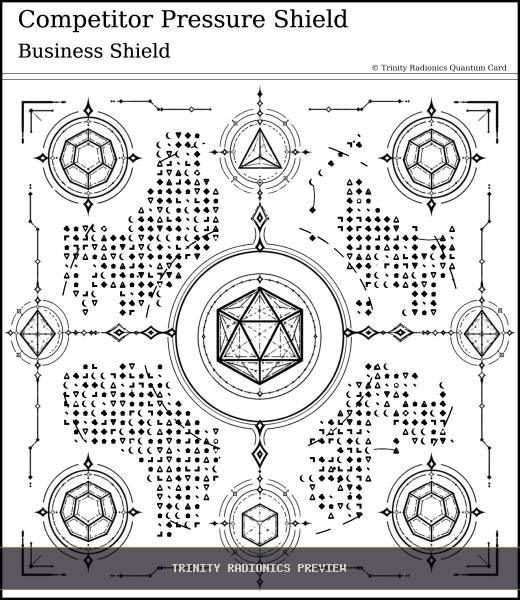Competitor Pressure Shield Quantum radionics card preview - Business, Clients & Sales - Quantum