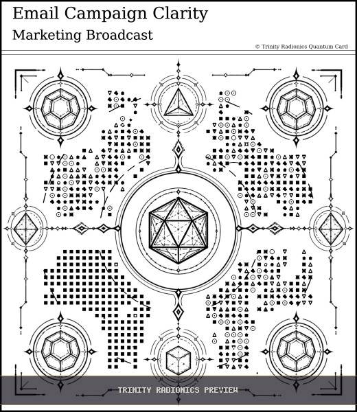 Email Campaign Clarity Quantum radionics card preview - Business, Clients & Sales - Quantum